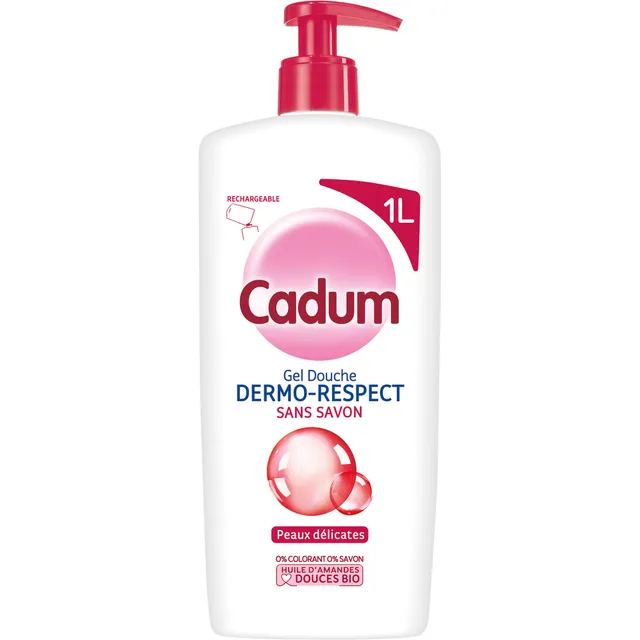 cadum-dermo-respect-gel-douche-grand-format-sans-savon-l-huile-d-amandes-douces- image 1