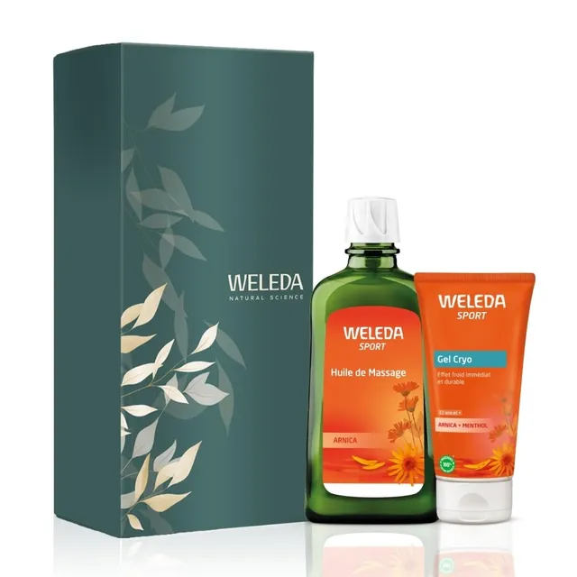 weleda-duo-r-cup-ration-sportive-huile-de-massage-arnica-bio-200-ml-gel-cryo-arn image 1
