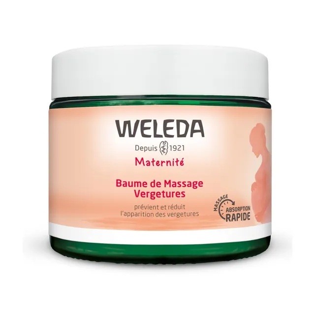 weleda-baume-de-massage-vergetures-150-ml-anti-vergetures-grossesse-au-beurre-de image 1