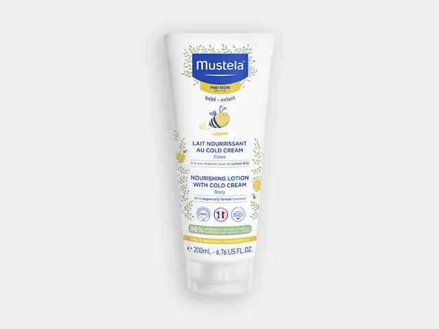 mustela-lait-nourrissant-corps-cold-cream-la-cire-d-abeille-bio-nourrit-la-peau- image 1