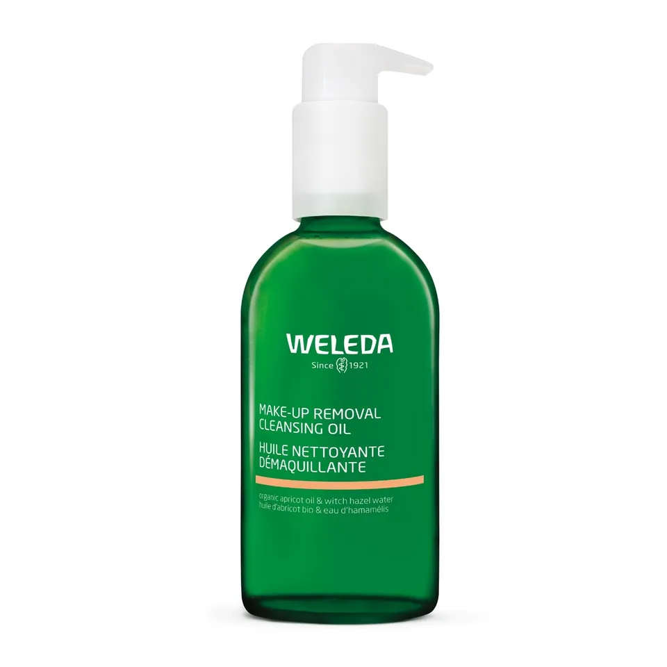 weleda-huile-nettoyante-d-maquillante-visage-yeux-150-ml-cleansing-oil-sans-parf image 1