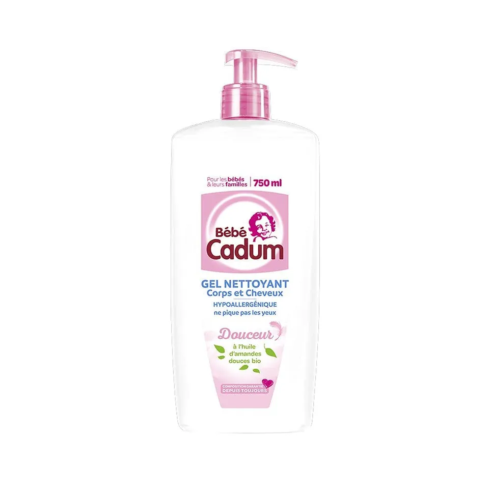 b-b-cadum-gel-corps-et-cheveux-sans-savon-pompe-750-ml-gel-lavant-b-b-l-huile-d- image 1