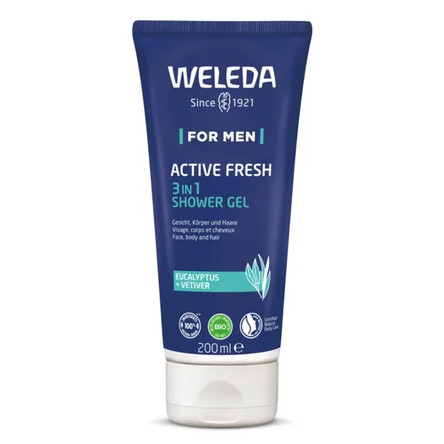 weleda-active-fresh-gel-douche-3en1-homme-200-ml-eucalyptus-romarin-v-tiver-base image 1