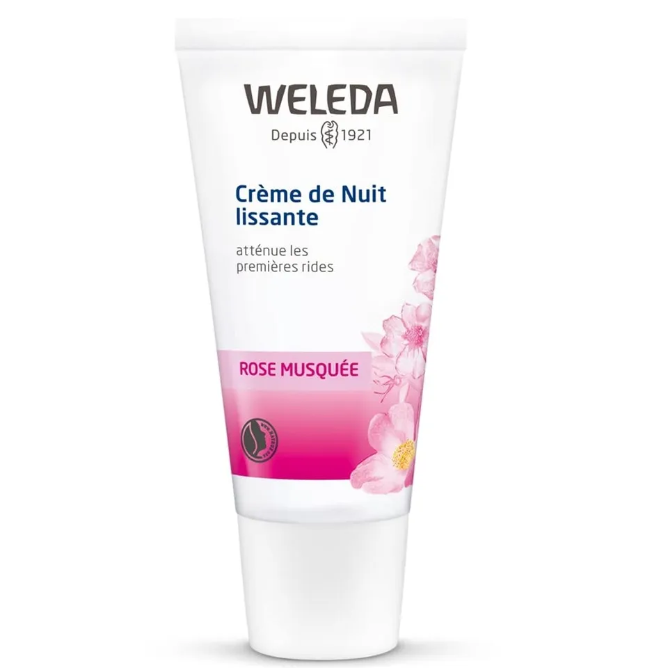 weleda-cr-me-de-nuit-lissante-la-rose-musqu-e-bio-30-ml-anti-ge-premi-res-rides- image 1