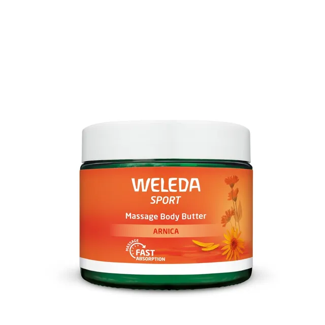 weleda-massage-body-butter-arnica-150-ml-baume-2-en-1-r-cup-ration-sportive-et-h image 1