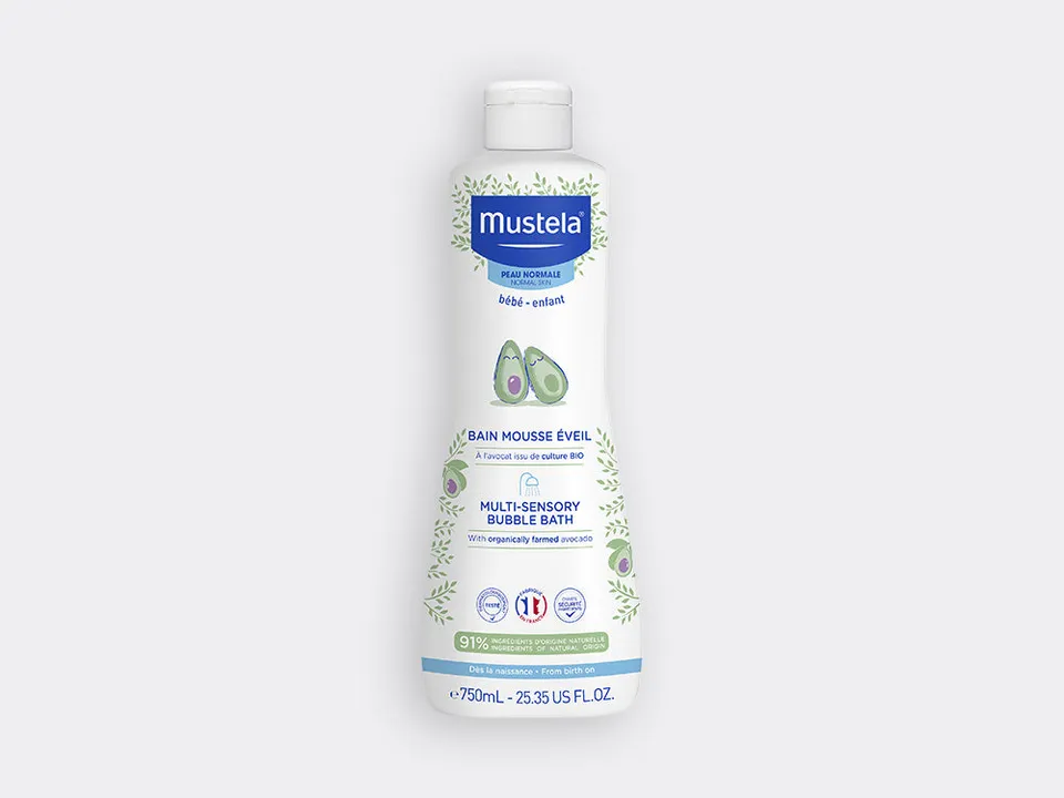 mustela-bain-mousse-veil-l-avocat-bio-gel-lavant-moussant-corps-et-cheveux-pour- image 1