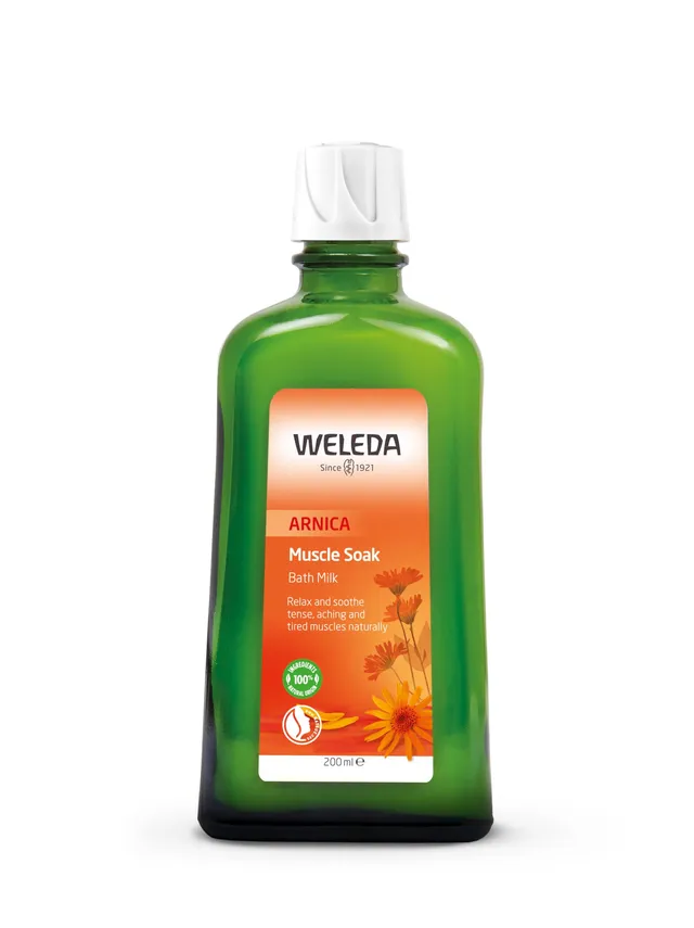 weleda-bain-r-cup-ration-sportive-l-arnica-200-ml-bain-relaxant-arnica-montana-r image 1
