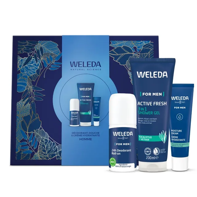 weleda-coffret-homme-2025-coffret-soin-routine-homme-avec-cr-me-hydratante-30-ml image 1