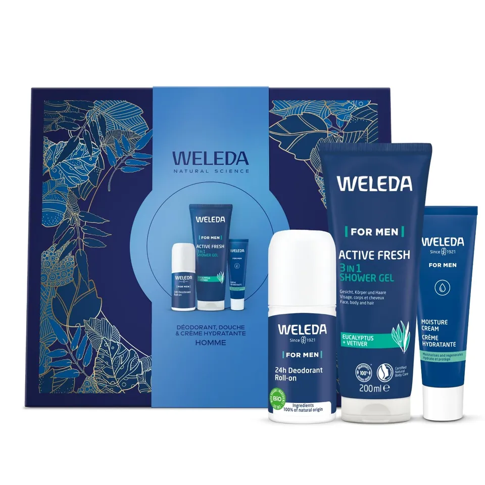 weleda-coffret-homme-2025-coffret-soin-routine-homme-avec-cr-me-hydratante-30-ml image 1