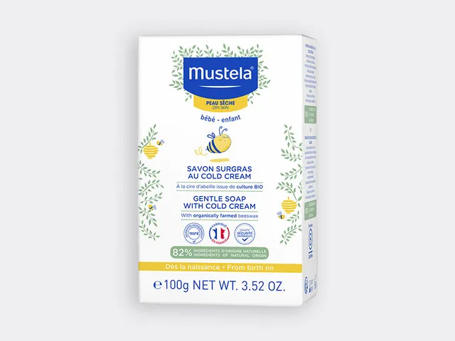 mustela-savon-surgras-cold-cream-la-cire-d-abeille-bio-pain-lavant-corps-et-chev image 1