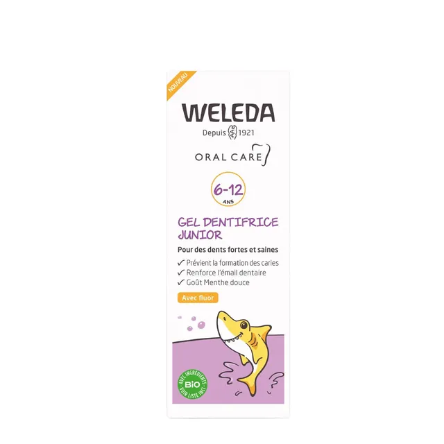 weleda-gel-dentifrice-junior-50-ml-dentifrice-enfant-6-12-ans-au-fluor-1450-ppm- image 1