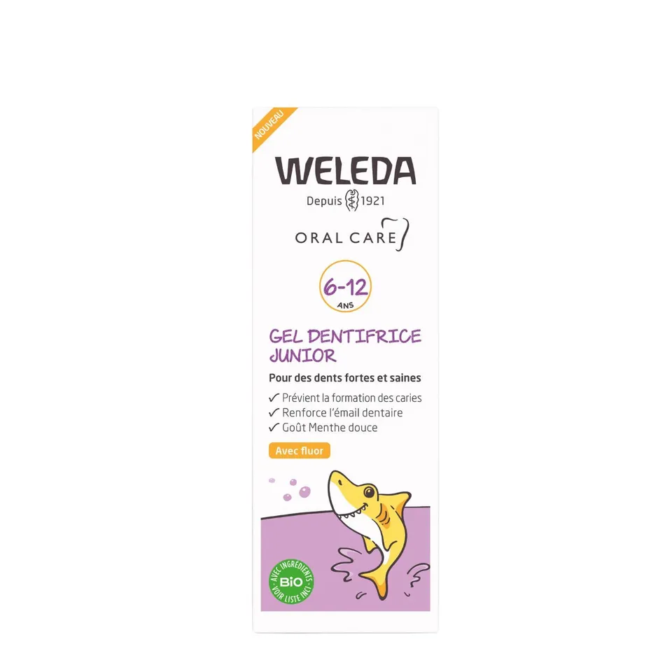 weleda-gel-dentifrice-junior-50-ml-dentifrice-enfant-6-12-ans-au-fluor-1450-ppm- image 1