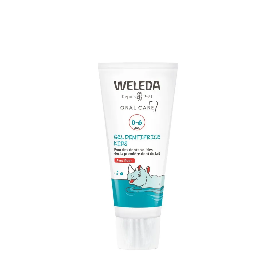 weleda-gel-dentifrice-kids-50-ml-dentifrice-enfant-0-6-ans-fluor-1000-ppm-prot-g image 1