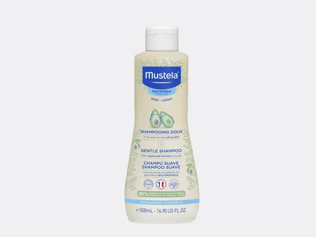 mustela-shampoing-doux-b-b-l-avocat-bio-shampoing-d-m-lant-sans-larmes-d-s-la-na image 1