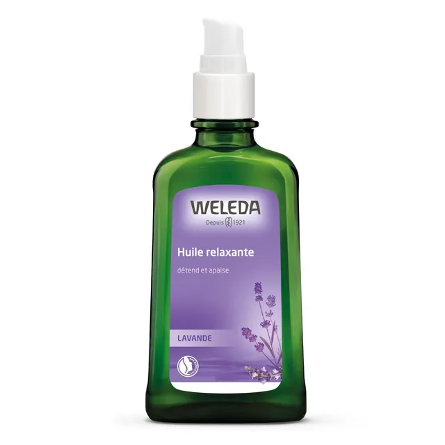 weleda-huile-relaxante-la-lavande-100-ml-huile-de-soin-et-de-massage-corps-vegan image 1
