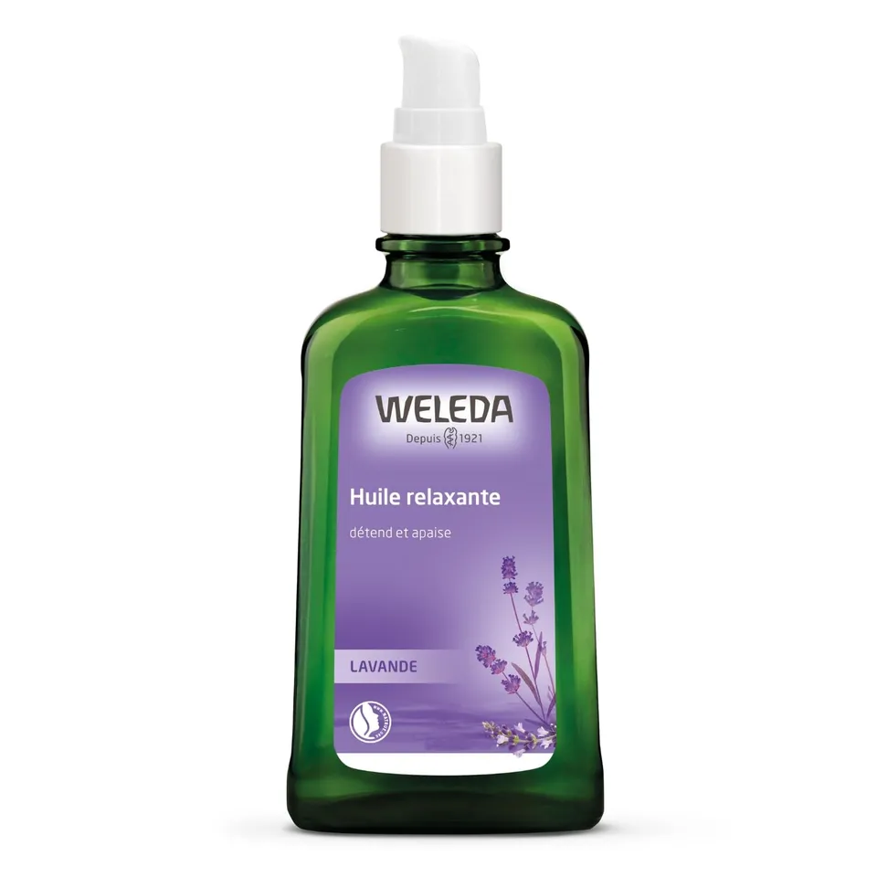 weleda-huile-relaxante-la-lavande-100-ml-huile-de-soin-et-de-massage-corps-vegan image 1