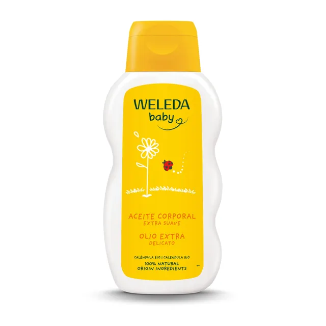 weleda-huile-de-massage-douceur-b-b-calendula-camomille-bio-200-ml-d-s-la-naissa image 1