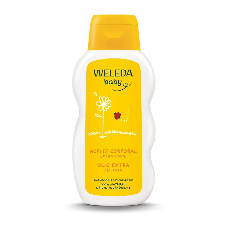 weleda-huile-de-massage-douceur-b-b-calendula-camomille-bio-200-ml-d-s-la-naissa image 1