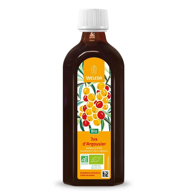 weleda-jus-d-argousier-bio-250-ml-pur-jus-de-baies-d-argousier-bio-source-nature image 1