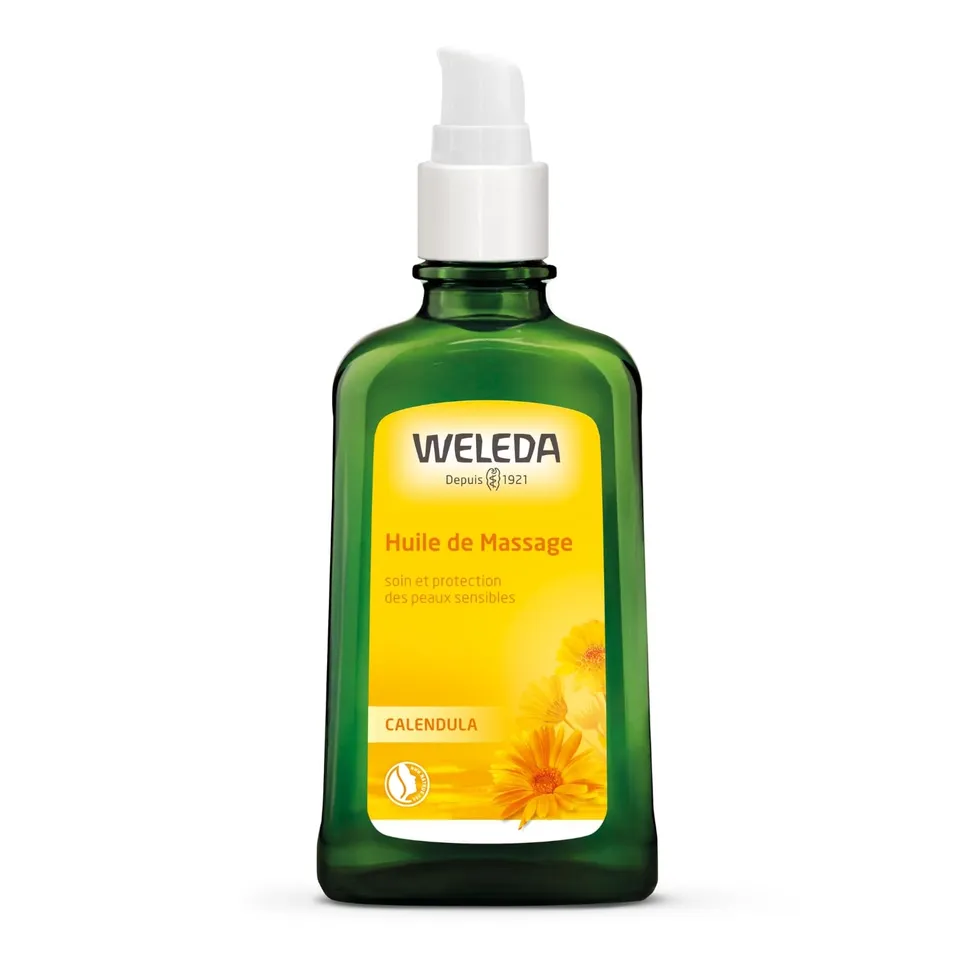 weleda-huile-de-massage-au-calendula-100-ml-peaux-sensibles-et-fragiles-calendul image 1