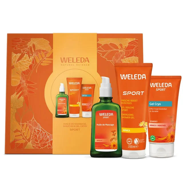 weleda-coffret-no-l-sport-2025-routine-l-arnica-bio-huile-de-massage-gel-cryo-et image 1