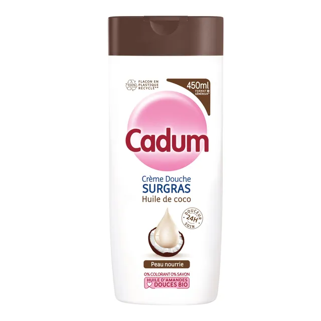 cadum-cr-me-douche-surgras-coco-450-ml-gel-douche-surgras-nourrissant-l-huile-de image 1