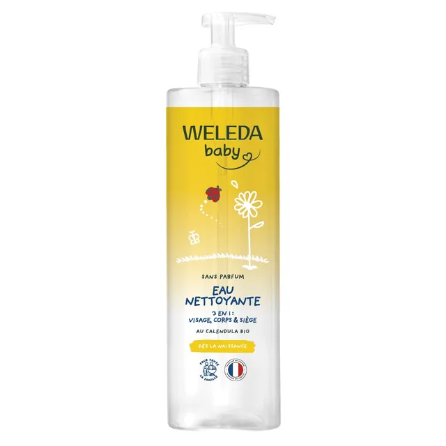 weleda-eau-nettoyante-sans-parfum-calendula-400-ml-eau-nettoyante-b-b-3-en-1-vis image 1