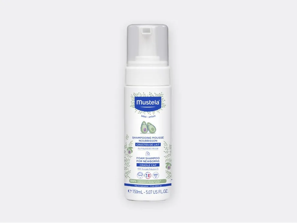 mustela-shampoing-mousse-nourrisson-shampoing-b-b-anti-cro-tes-de-lait-sans-parf image 1
