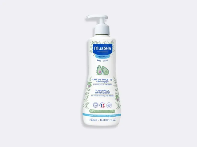 mustela-lait-de-toilette-sans-rin-age-l-avocat-bio-lait-nettoyant-visage-et-si-g image 1