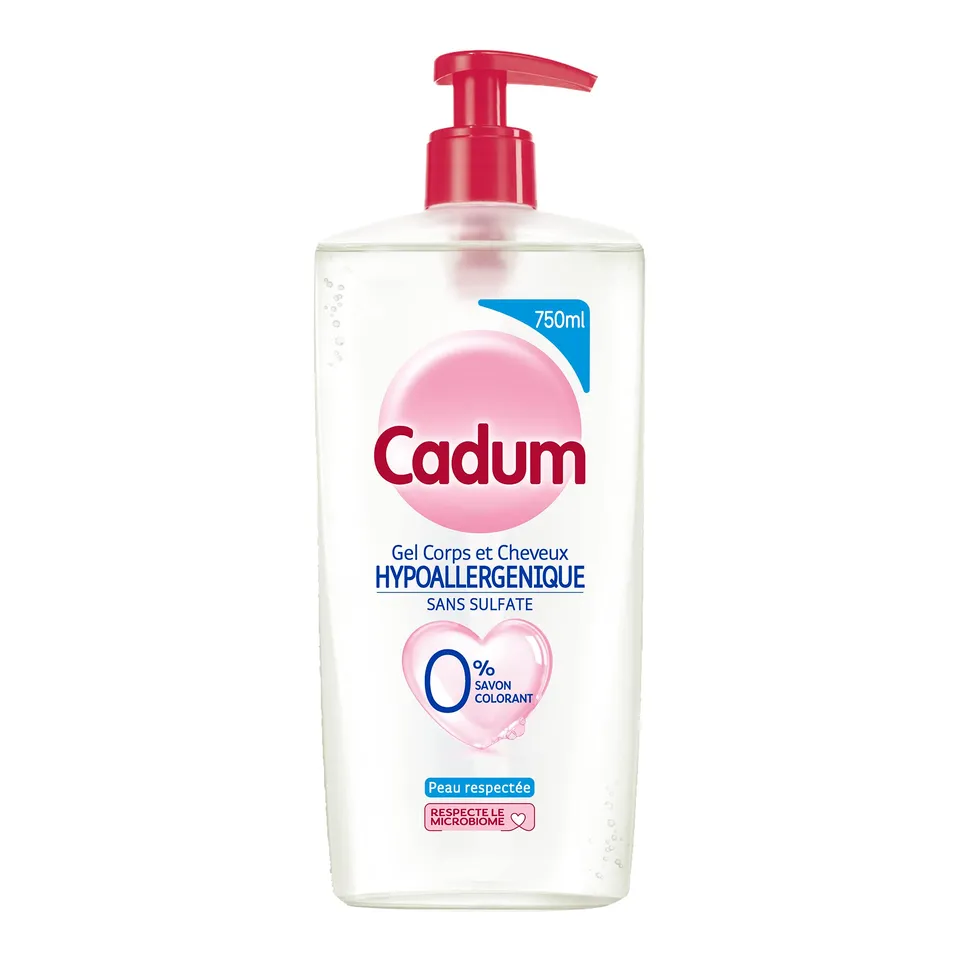cadum-ecopack-gel-corps-et-cheveux-hypoallerg-nique-sans-sulfate-750-ml image 1