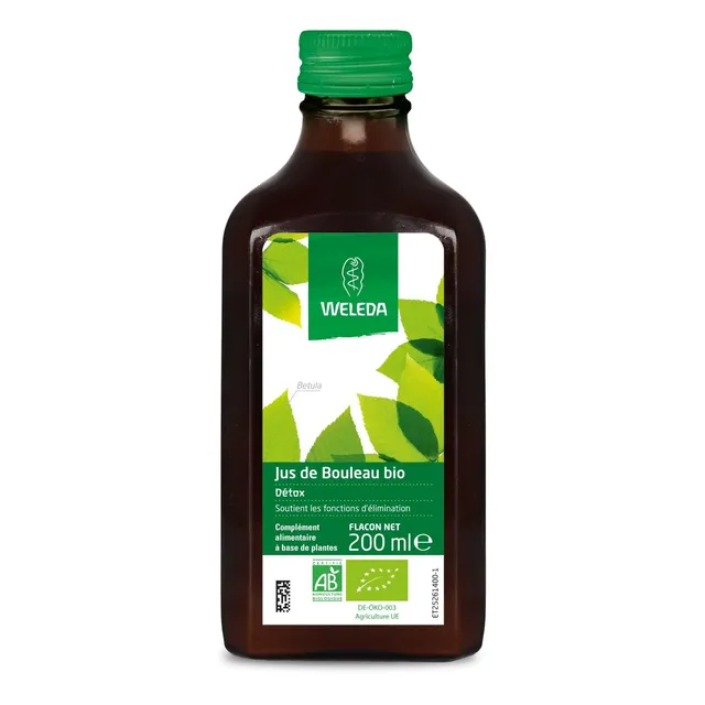 weleda-jus-de-bouleau-bio-200-ml-compl-ment-alimentaire-d-tox-l-extrait-de-feuil image 1