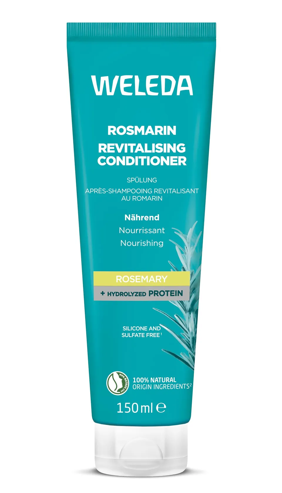 weleda-apr-s-shampooing-revitalisant-au-romarin-150-ml-conditioner-volumisant-sa image 1