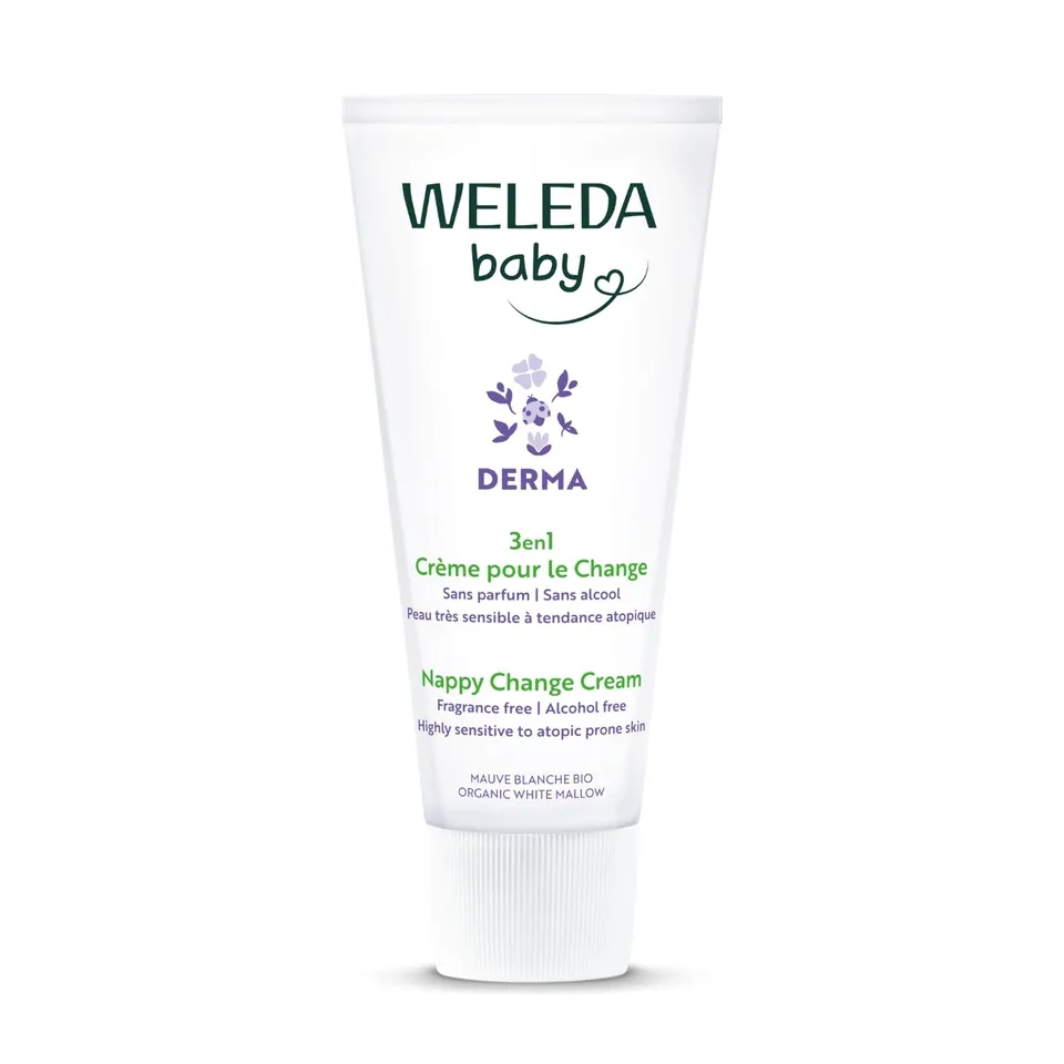 weleda-baby-derma-cr-me-pour-le-change-mauve-blanche-50-ml-3en1-peaux-tr-s-sensi image 1
