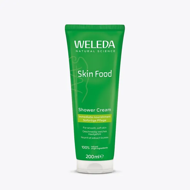 weleda-skin-food-cr-me-de-douche-200-ml-gel-douche-nourrissant-100-d-origine-nat image 1