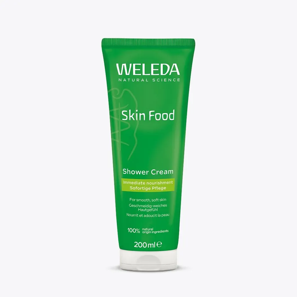 weleda-skin-food-cr-me-de-douche-200-ml-gel-douche-nourrissant-100-d-origine-nat image 1