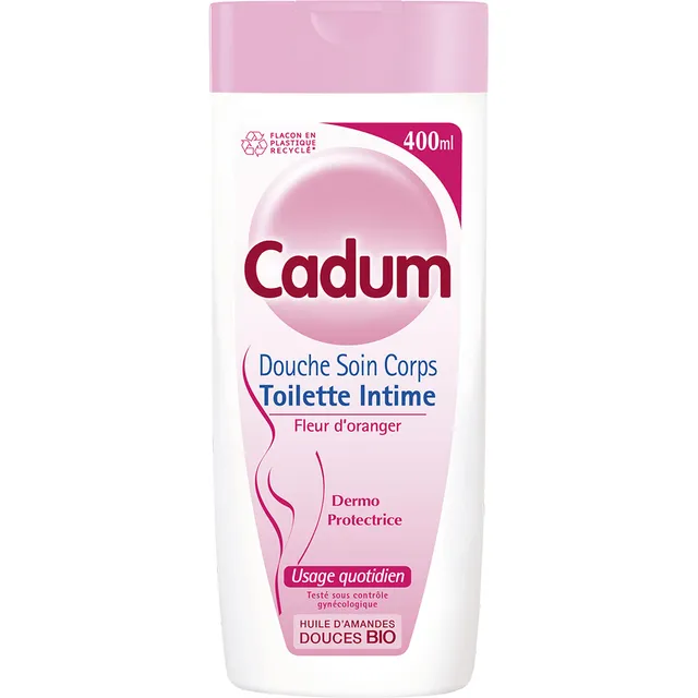 cadum-dermo-protectrice-douche-soin-corps-et-toilette-intime-huile-d-amandes-dou image 1