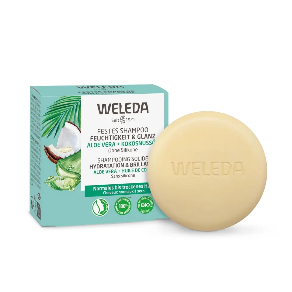 weleda-shampoing-solide-hydratation-brillance-50-g-shampoing-solide-cheveux-norm image 1