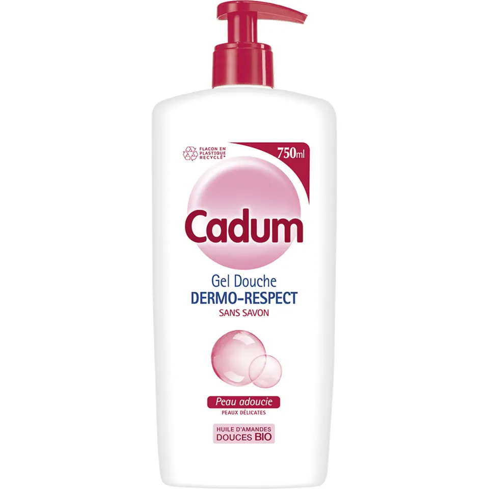 cadum-dermo-respect-gel-douche-bain-sans-savon-750-ml-l-huile-d-amandes-douces-b image 1