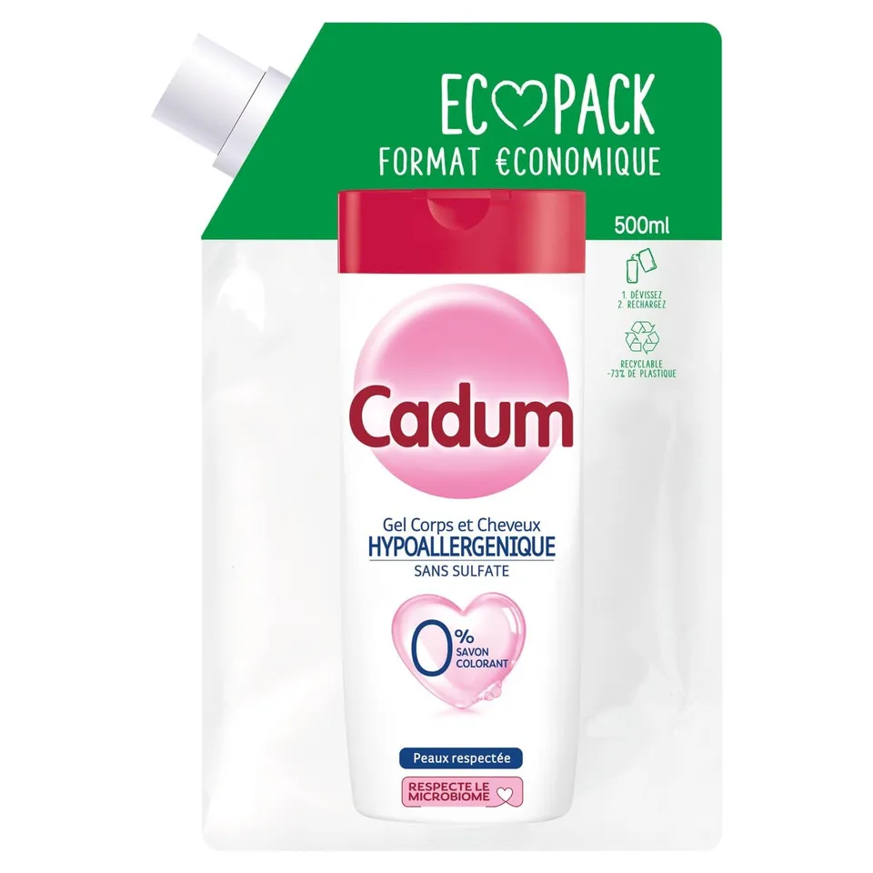 cadum-gel-corps-et-cheveux-hypoallerg-nique-sans-sulfate-camomille-750-ml-gel-do image 1
