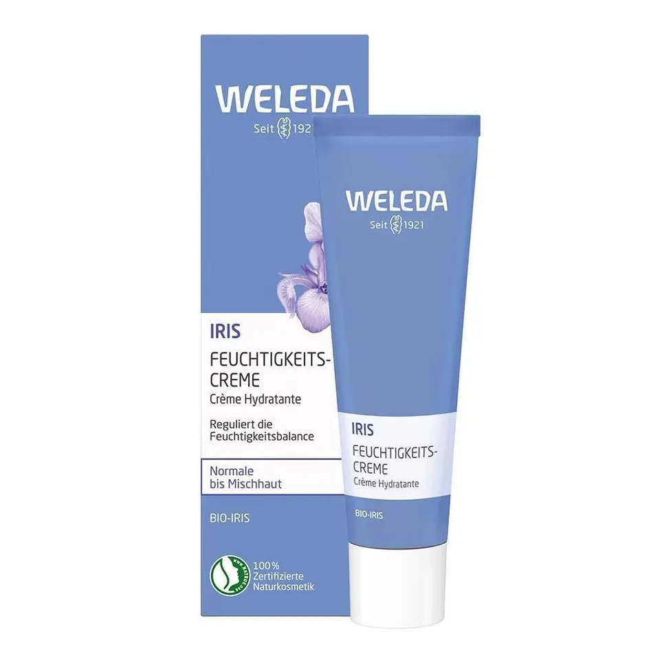 weleda-fluide-hydratant-iris-30-ml-soin-visage-l-ger-pour-peaux-normales-mixtes- image 1