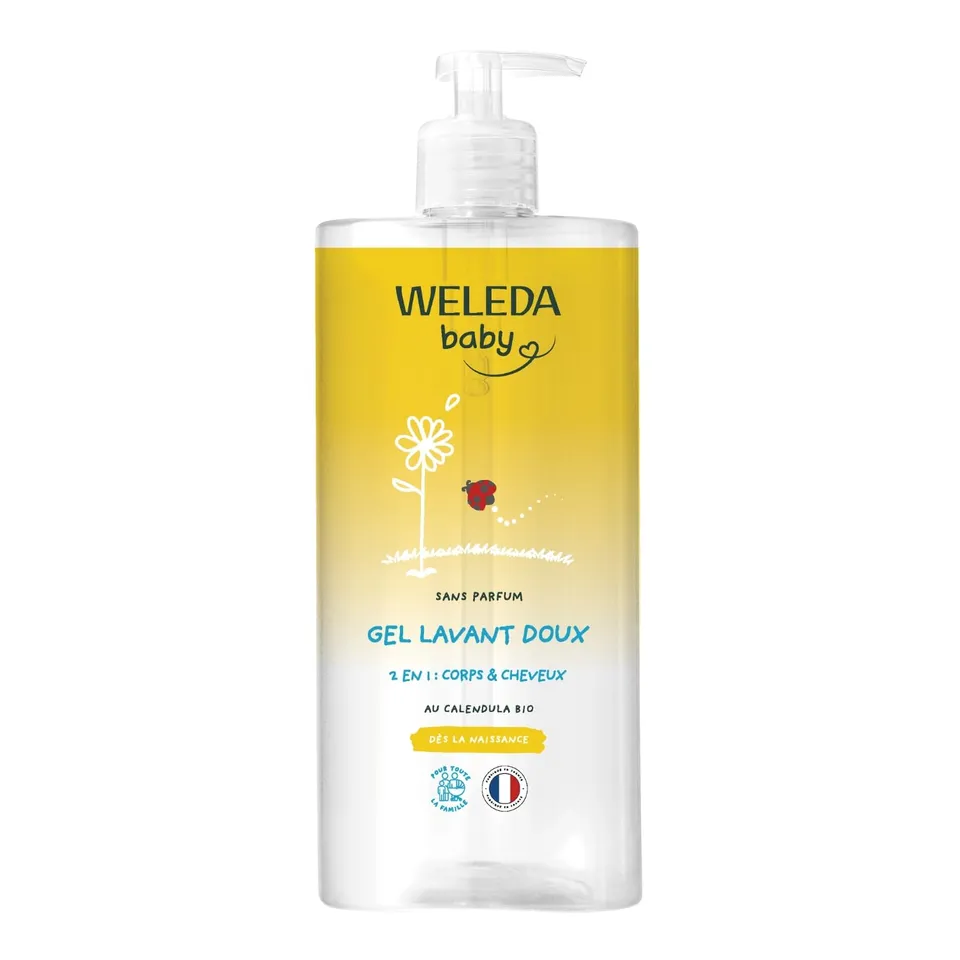 weleda-gel-lavant-doux-calendula-sans-parfum-750-ml-2-en-1-corps-et-cheveux-d-s- image 1