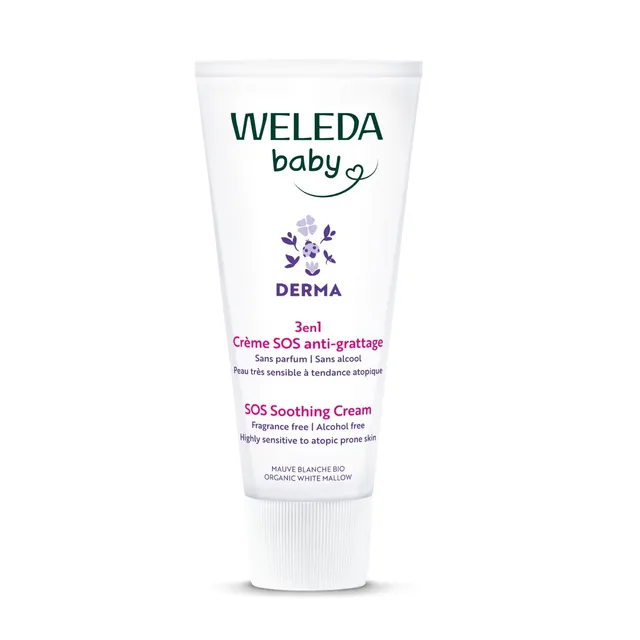 weleda-cr-me-sos-anti-grattage-derma-3en1-50-ml-mauve-blanche-bio-peaux-atopique image 1