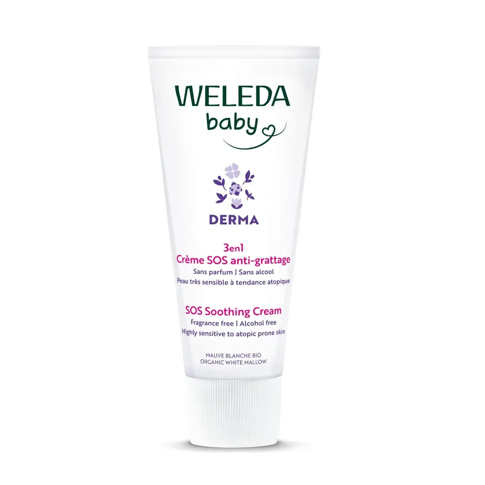 weleda-cr-me-sos-anti-grattage-derma-3en1-50-ml-mauve-blanche-bio-peaux-atopique image 1