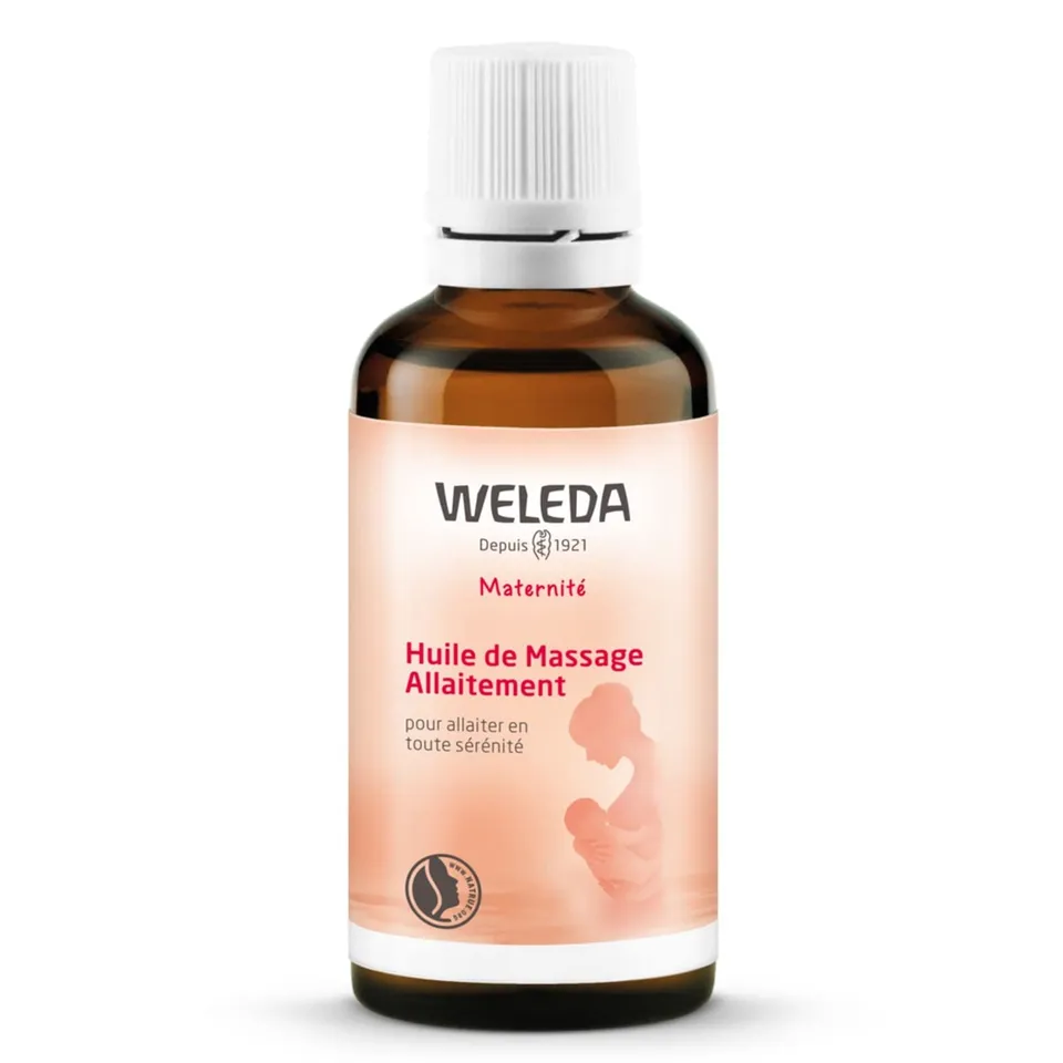 weleda-huile-de-massage-allaitement-50-ml-huile-d-amande-douce-pour-la-poitrine- image 1