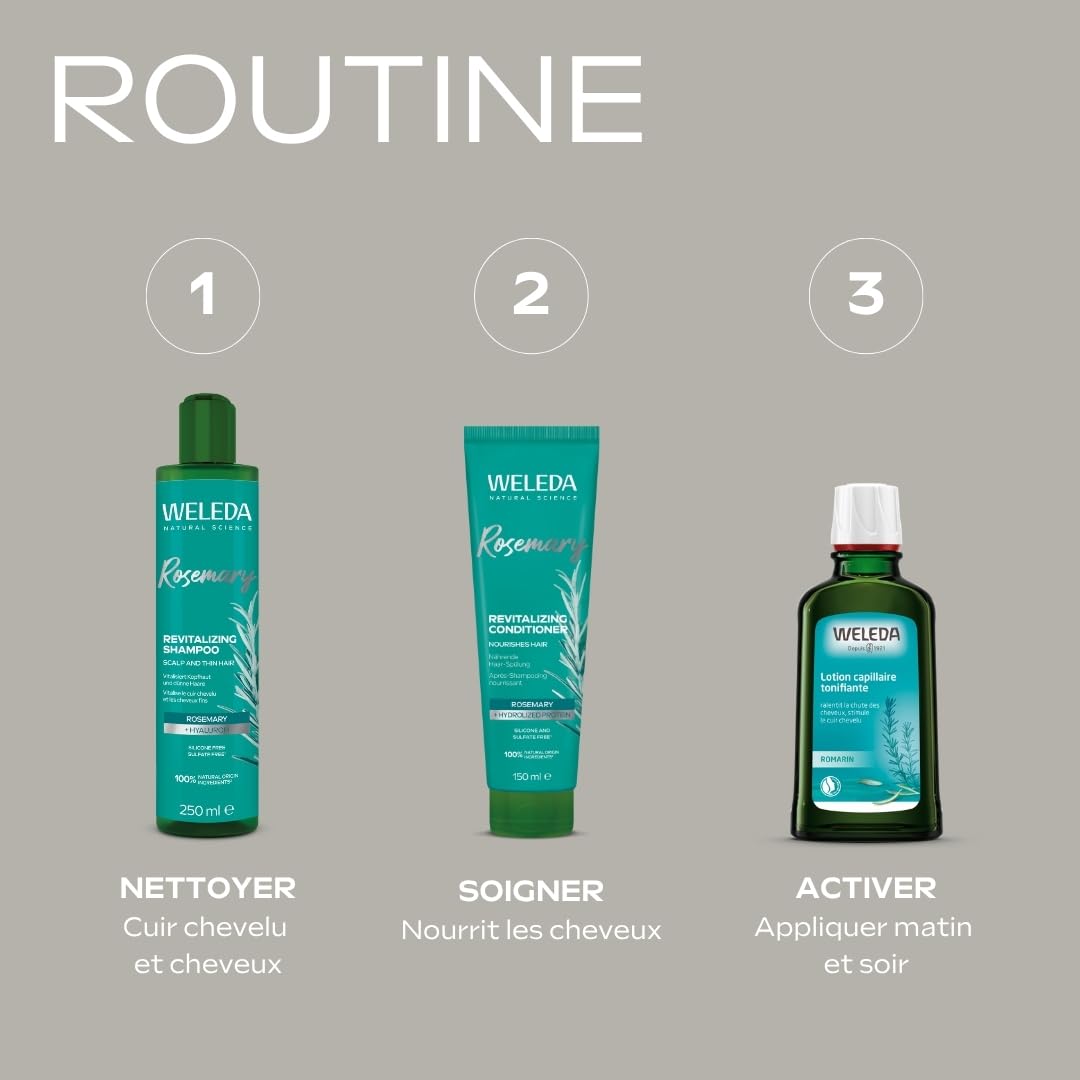 weleda-routine-capillaire-romarin-lotion-tonifiante-100-ml-shampooing-revitalisa image 5