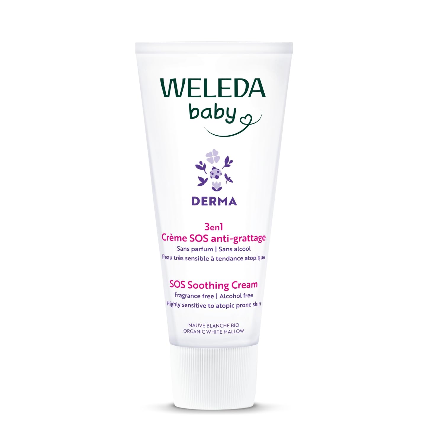 weleda-cr-me-sos-anti-grattage-derma-3en1-50-ml-mauve-blanche-bio-peaux-atopique image 1