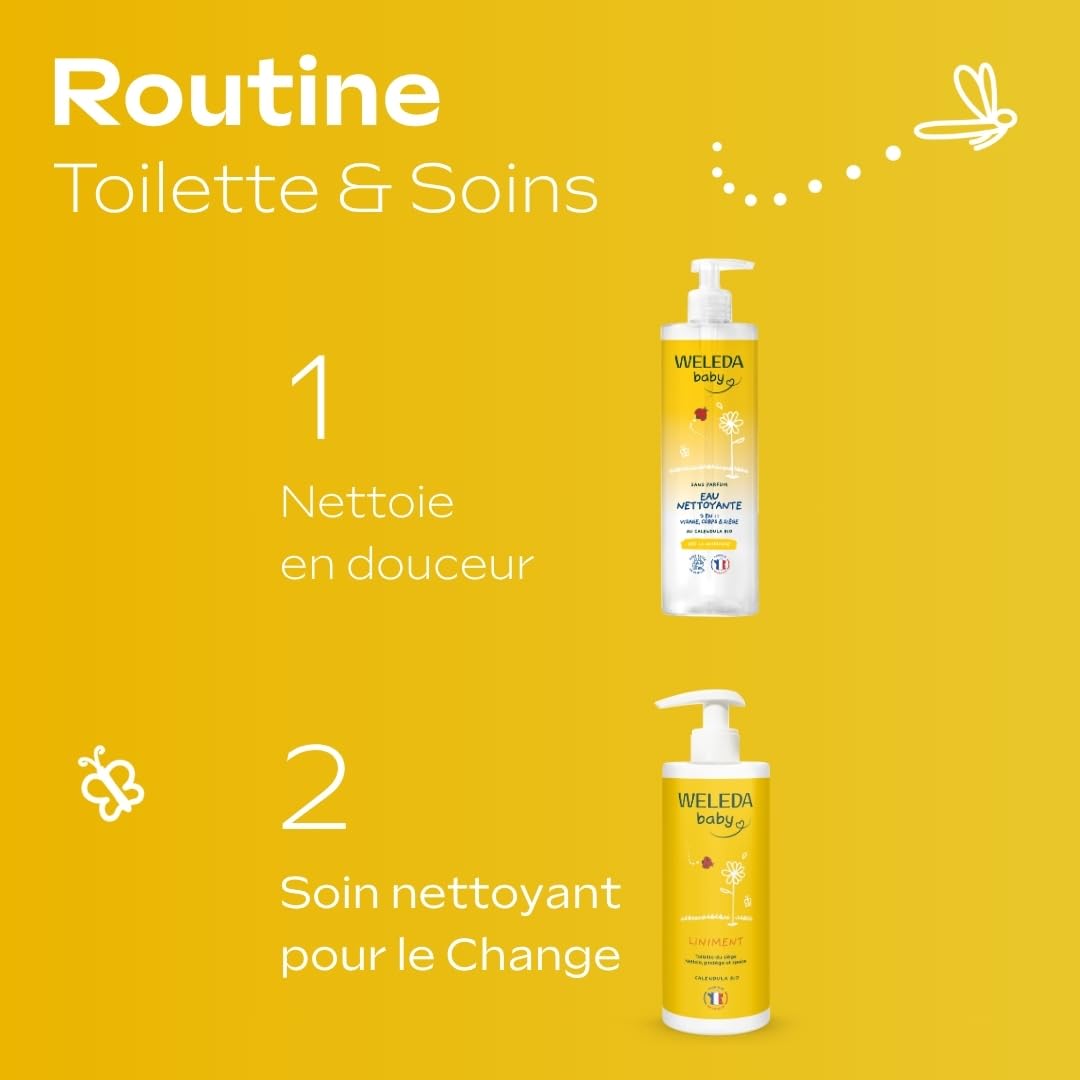 weleda-duo-soin-nettoyant-b-b-liniment-soin-pour-le-change-400-ml-eau-nettoyante image 4