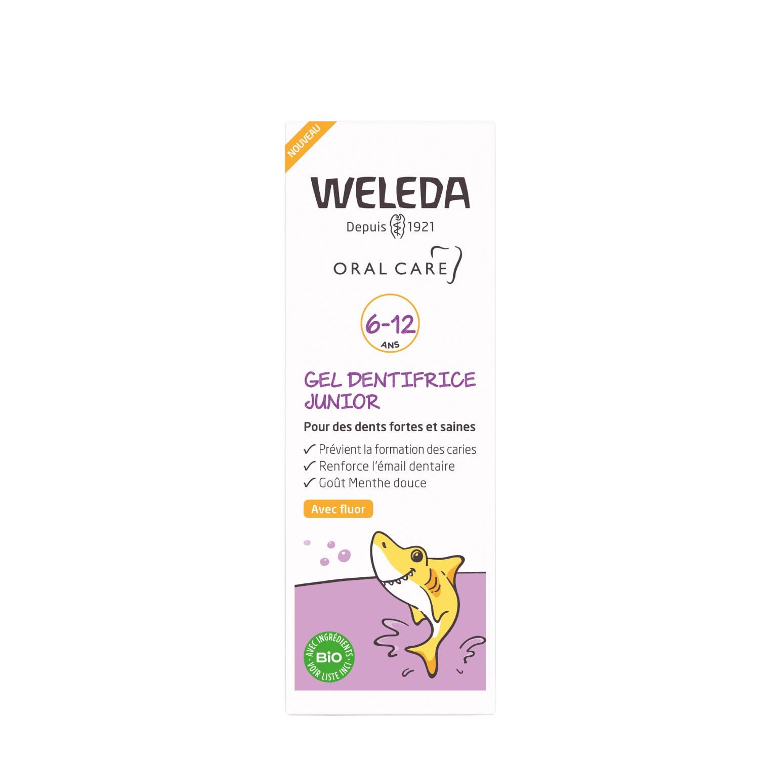 weleda-gel-dentifrice-junior-50-ml-dentifrice-enfant-6-12-ans-au-fluor-1450-ppm- image 1