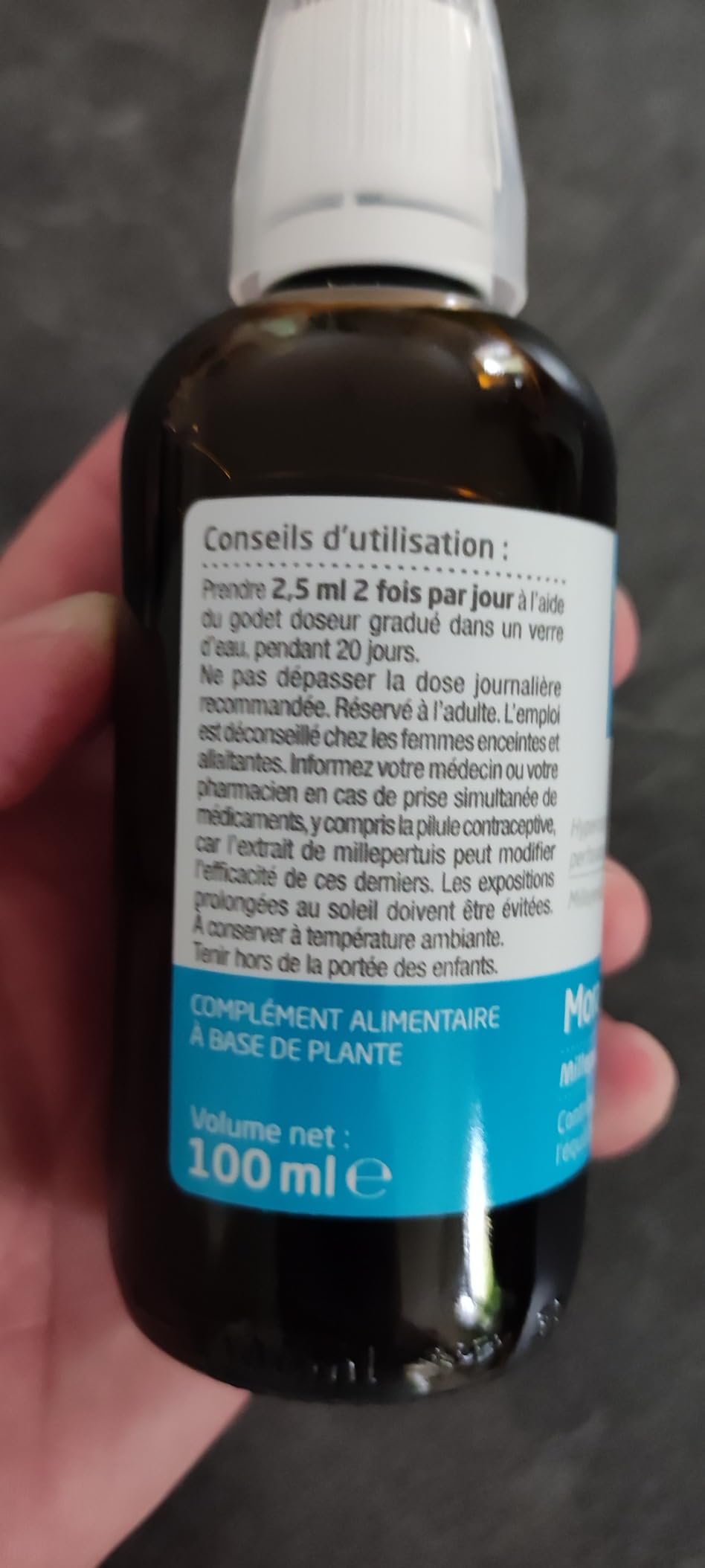 Effet calmant notable