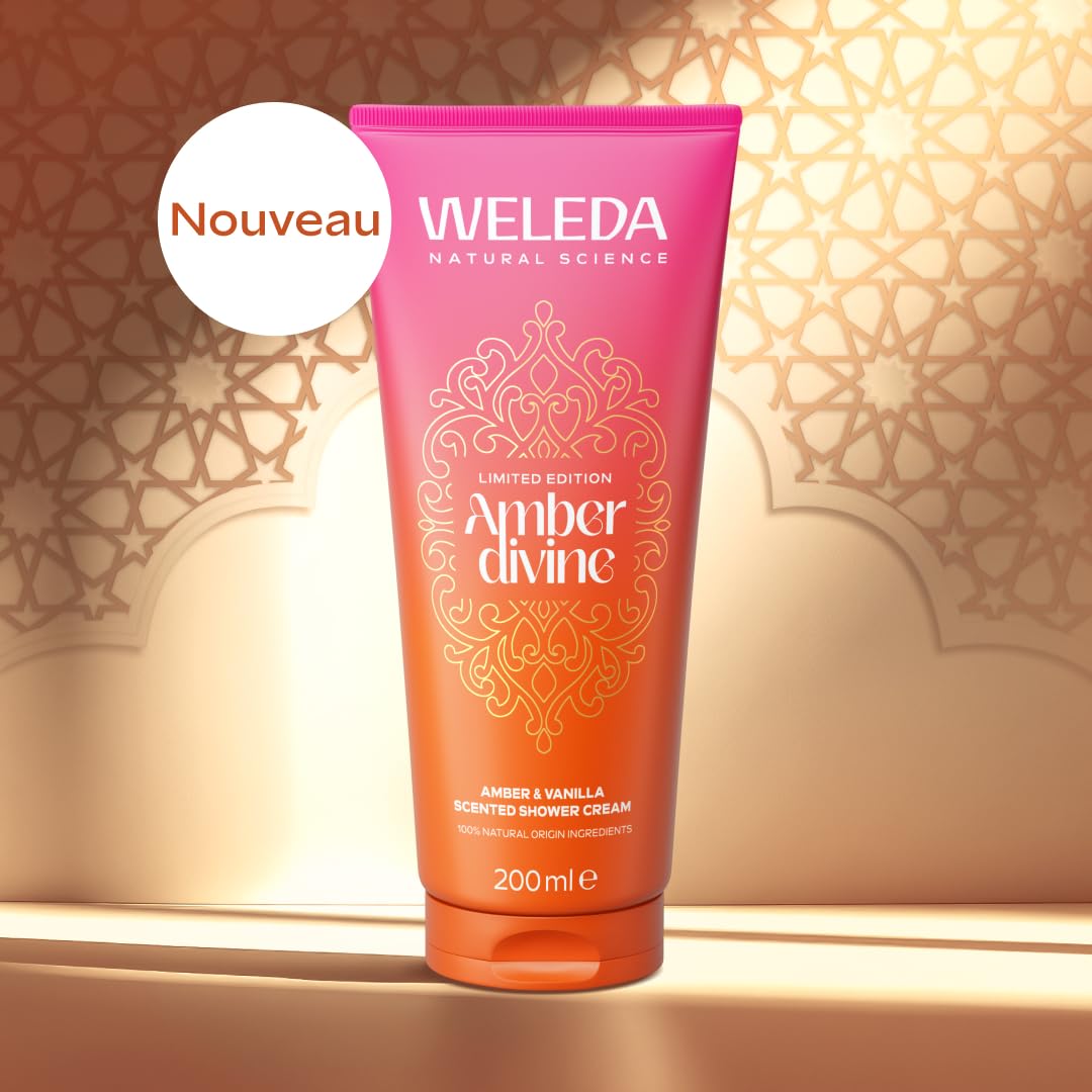 weleda-cr-me-de-douche-amber-divine-200-ml-gel-douche-cr-meux-100-d-origine-natu image 5